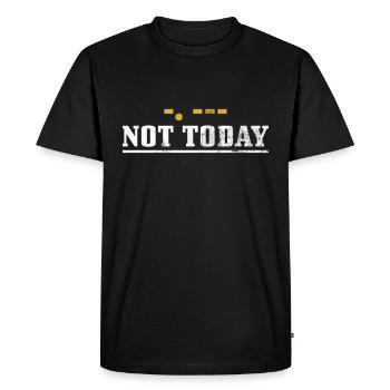 Amateurfunk-morsecode-design Für - T-shirt Premium bio Homme - noir - Devant - Nico (187cm)
