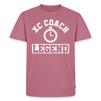 Xc-lauftrainer-design Für Einen - T-shirt Premium bio Homme - mauve - Devant - Nico (187cm)
