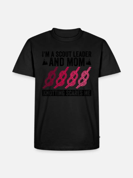 Pfadfindermutter-design Für Eine - T-shirt Premium bio Homme - noir