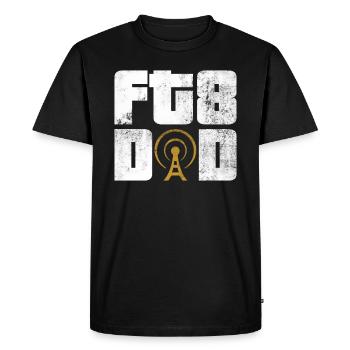 Amateurfunk-vater-design Für Amateurfunker-vater - T-shirt Premium bio Homme - noir - Devant - Nico (187cm)