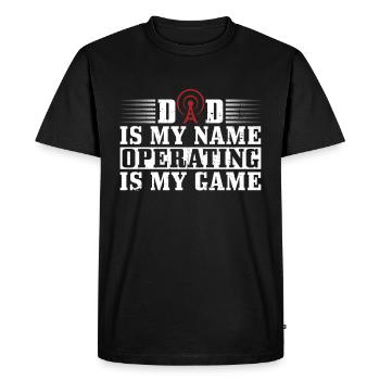 Amateurfunk-vater-design Für Lizenzierten - T-shirt Premium bio Homme - noir - Devant - Nico (187cm)