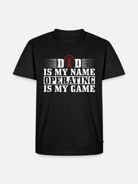 Amateurfunk-vater-design Für Lizenzierten - T-shirt Premium bio Homme - noir