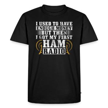 Amateurfunk-design Für Amateurfunk - T-shirt Premium bio Homme - noir - Devant - Nico (187cm)