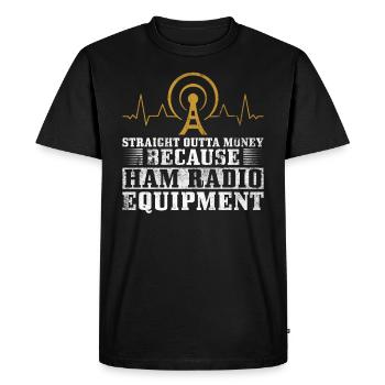 Amateurfunk-design Für - T-shirt Premium bio Homme - noir - Devant - Nico (187cm)