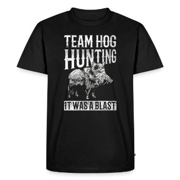 Schweinejagd-design Für Die Wildschweinjagd - T-shirt Premium bio Homme - noir - Devant - Nico (187cm)