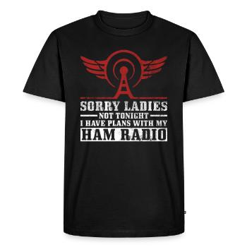 Amateurfunk-design Für Amateurfunk-amateur - T-shirt Premium bio Homme - noir - Devant - Nico (187cm)