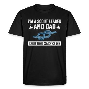 Cub Scout Dad Design Für Einen Scout Dad Und Cub - T-shirt Premium bio Homme - noir - Devant - Nico (187cm)