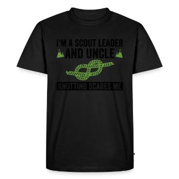 Chef scout Onkel Design für Einen Cub Master - T-shirt Premium bio Homme - noir - Devant - Nico (187cm)