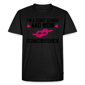 Cub Scouting Mom Design Für Eine - T-shirt Premium bio Homme - noir - Devant - Nico (187cm)