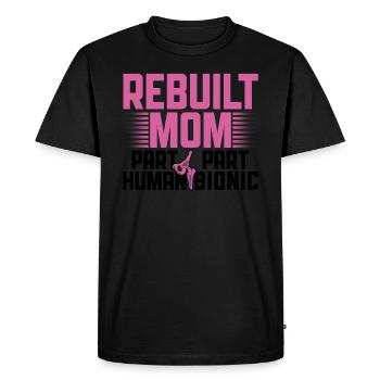 Bionische Hüftmutter Design Für Eine Mutter Mit - T-shirt Premium bio Homme - noir - Devant - Nico (187cm)