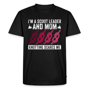 Pfadfindermutter-design Für Eine - T-shirt Premium bio Homme - noir - Devant - Nico (187cm)