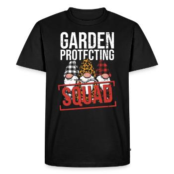 Elf Garten Und Zwerg Gartenhof Gartenzwerg - Men's Premium Organic T-Shirt - black - Front - Nico (187cm)