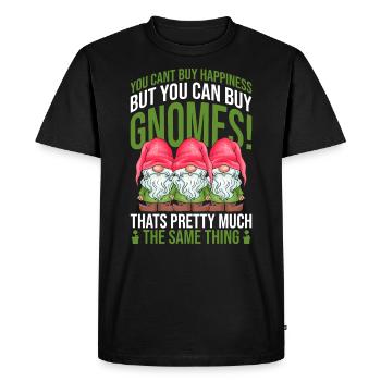 Elf Garten Und Zwerg Garten Zwerg Garten Miniatur - Men's Premium Organic T-Shirt - black - Front - Nico (187cm)