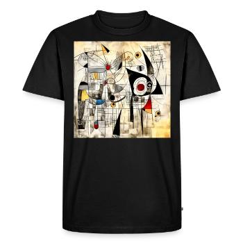 Chaos - Men's Premium Organic T-Shirt - black - Front - Nico (187cm)