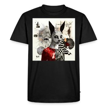 Hello Lucy - Men's Premium Organic T-Shirt - black - Front - Nico (187cm)