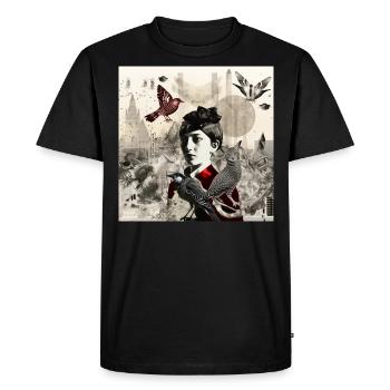 Kyoto - T-shirt Premium bio Homme - noir - Devant - Nico (187cm)