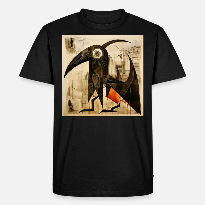 Toby - Männer Premium Bio T-Shirt - Schwarz