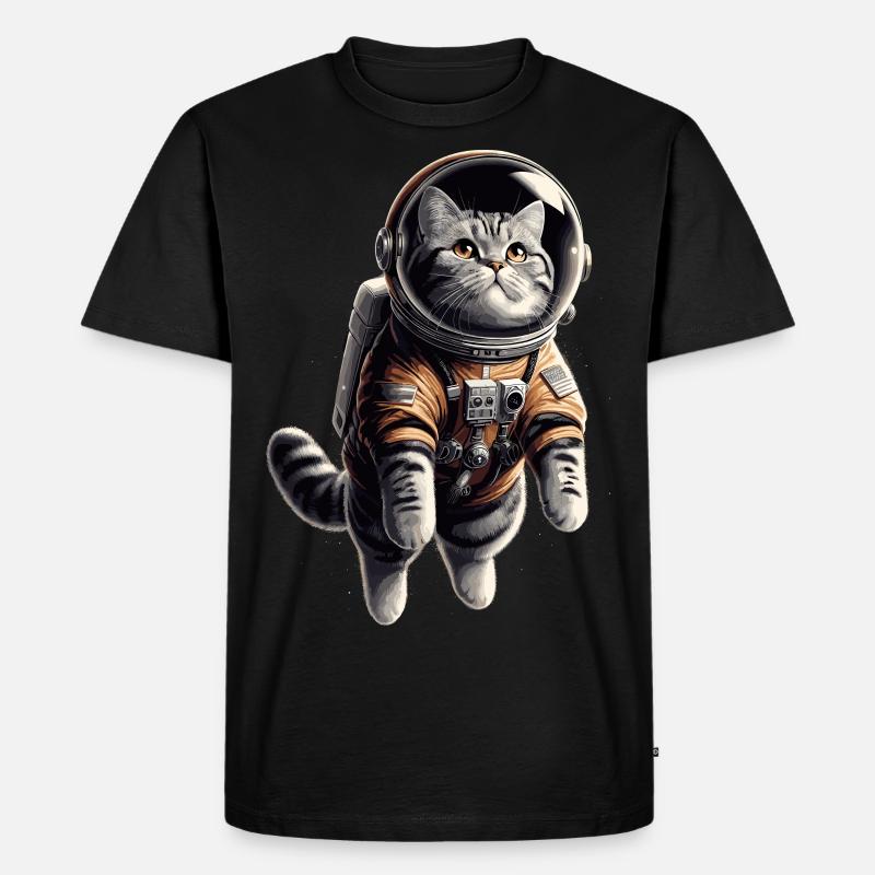 Cadeau d’astronaute BKH Tabby - T-shirt Premium bio Homme - noir