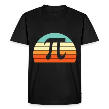 Drôle de citation mathématique Professeur de mathématiques Dictons de mathématiques - T-shirt Premium bio Homme - noir - Devant - Nico (187cm)