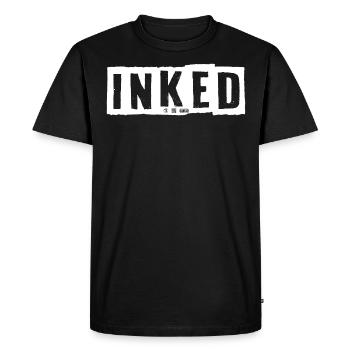 Tatouage graffiti encré - T-shirt Premium bio Homme - noir - Devant - Nico (187cm)
