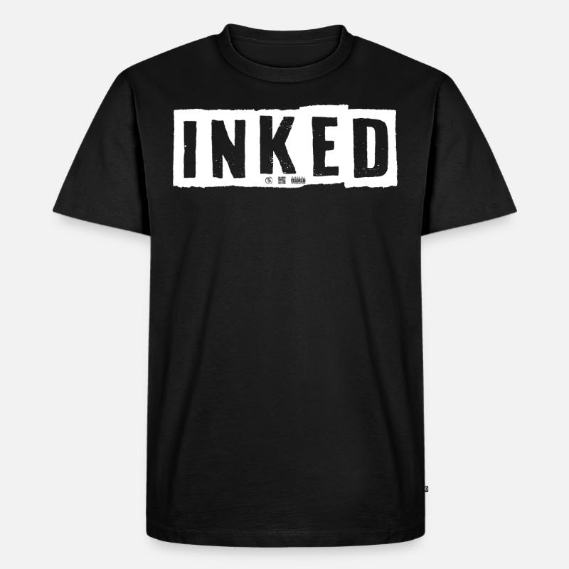 Inked Graffiti tattoo - Männer Premium Bio T-Shirt - Schwarz