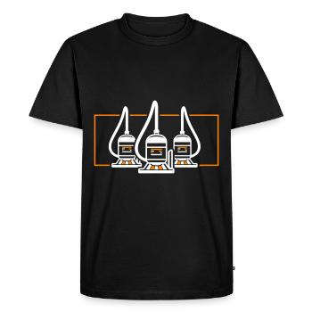 Nettoyage de l’aspirateur - T-shirt Premium bio Homme - noir - Devant - Nico (187cm)