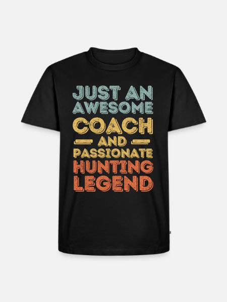 Trainer Hunting retro - Men's Premium Organic T-Shirt - black