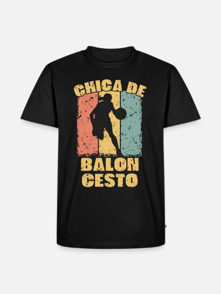 Women Basketball retro - Men's Premium Organic T-Shirt - black