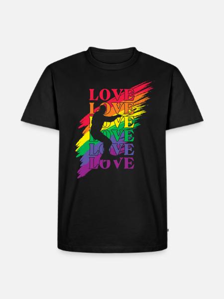 Wakeboard LGBT Pride - T-shirt Premium bio Homme - noir