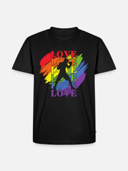 Boxe LGBT Pride - T-shirt Premium bio Homme - noir