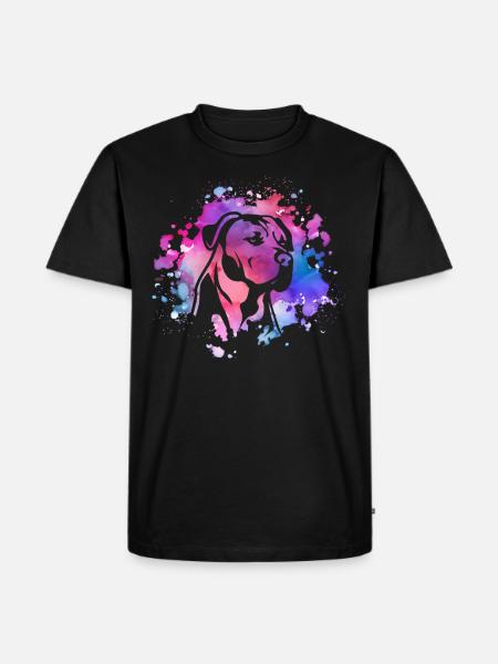 Pitbull dog lover - Men's Premium Organic T-Shirt - black