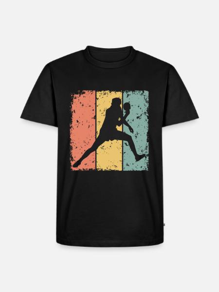 Table tennis retro - Men's Premium Organic T-Shirt - black