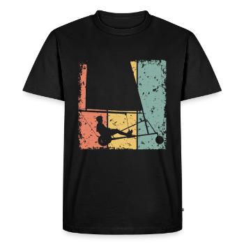 Sand-yachting rétro - T-shirt Premium bio Homme - noir - Devant - Nico (187cm)