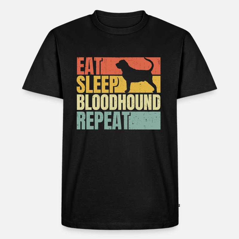 Manger dormir Limier répéter - T-shirt Premium bio Homme - noir