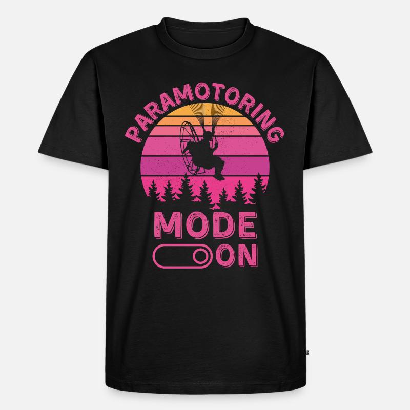 Mode paramoteur activé - T-shirt Premium bio Homme - noir