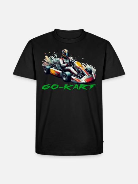 Faites du karting - T-shirt Premium bio Homme - noir