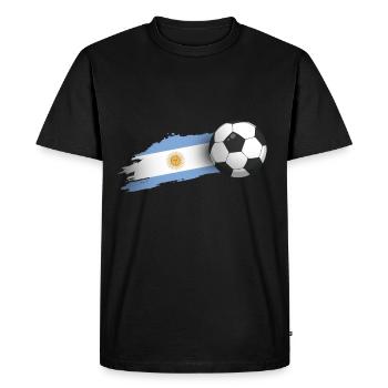 Cadeau de football argentin - T-shirt Premium bio Homme - noir - Devant - Nico (187cm)
