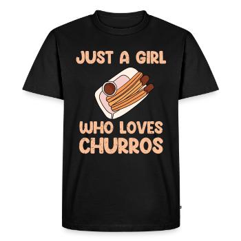 Churro Gift Mexico Nourriture - T-shirt Premium bio Homme - noir - Devant - Nico (187cm)