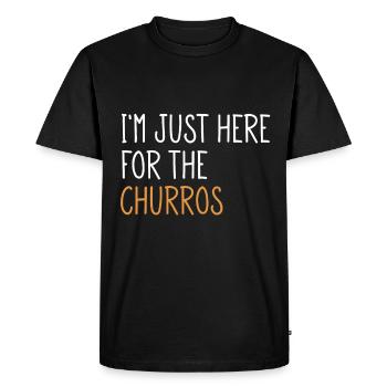 Churro Gift Mexico Nourriture - T-shirt Premium bio Homme - noir - Devant - Nico (187cm)