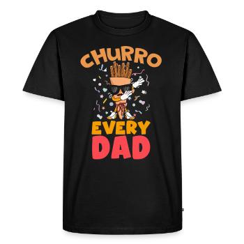 Churro Gift Mexico Nourriture - T-shirt Premium bio Homme - noir - Devant - Nico (187cm)