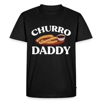 Churro Gift Mexico Nourriture - T-shirt Premium bio Homme - noir - Devant - Nico (187cm)