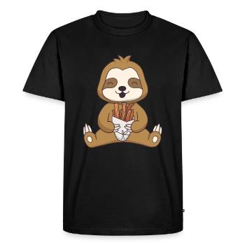 Churro Gift Mexico Nourriture - T-shirt Premium bio Homme - noir - Devant - Nico (187cm)