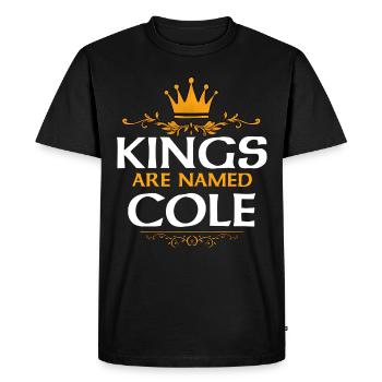 Chou - T-shirt Premium bio Homme - noir - Devant - Nico (187cm)
