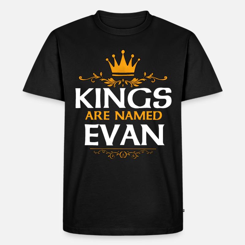 Evan - Men's Premium Organic T-Shirt - black