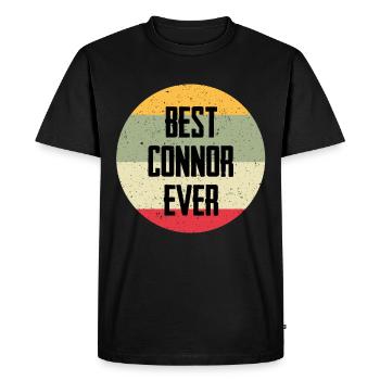 Le meilleur Connor de tous les temps - T-shirt Premium bio Homme - noir - Devant - Nico (187cm)