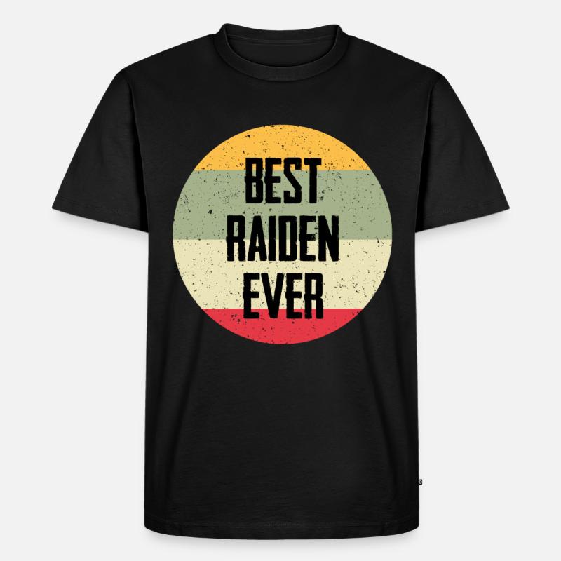 Best Raiden Ever - Männer Premium Bio T-Shirt - Schwarz