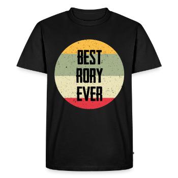 Le meilleur Rory de tous les temps - T-shirt Premium bio Homme - noir - Devant - Nico (187cm)
