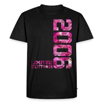 ÉDITION LIMITÉE 2006 PINK 20E ANNIVERSAIRE - T-shirt Premium bio Homme - noir - Devant - Nico (187cm)