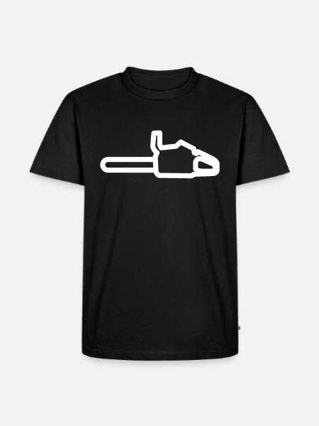 lumberjack - Men's Premium Organic T-Shirt - black