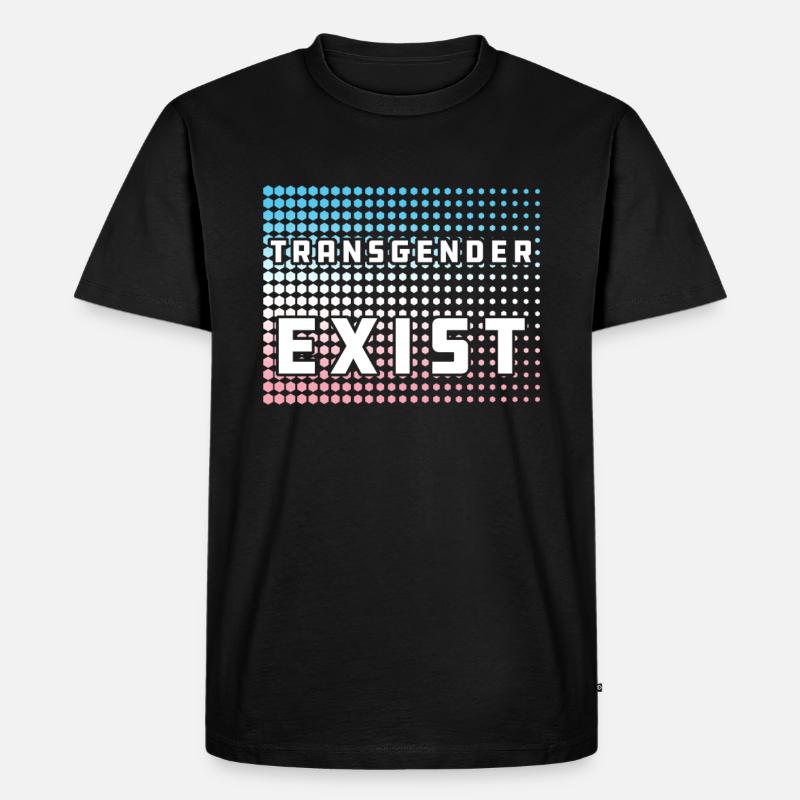 Transgender Trans Transliebe Geschenk - Männer Premium Bio T-Shirt - Schwarz